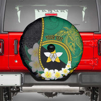 Personalised PNG Enga Provins Spare Tire Cover Papua New Guinea Plumeria Melanesian Pattern LT14 - Polynesian Pride