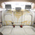 Gold White New Zealand Manta Ray Back Car Seat Cover Aotearoa Maori Haehae - Polynesian Pride