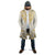 Gold White New Zealand Manta Ray Cloak Aotearoa Maori Haehae - Polynesian Pride