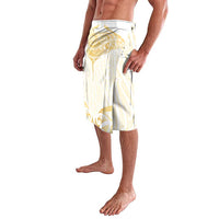 Gold White New Zealand Manta Ray Lavalava Aotearoa Maori Haehae - Polynesian Pride