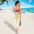 Gold White New Zealand Manta Ray Sarong Aotearoa Maori Haehae - Polynesian Pride