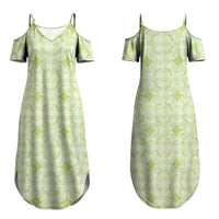 Omaomao Hawaii Iwa Bird Palaka Motifs Couples Matching Summer Maxi Dress and Hawaiian Shirt LT14 - Polynesian Pride