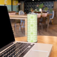 Omaomao Hawaii Iwa Bird Palaka Motifs Skinny Tumbler LT14 - Polynesian Pride
