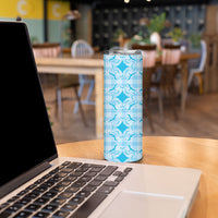 Polu Hawaii Iwa Bird Palaka Motifs Skinny Tumbler LT14 - Polynesian Pride