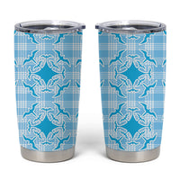 Polu Hawaii Iwa Bird Palaka Motifs Tumbler Cup LT14 Blue - Polynesian Pride