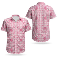Alaka Hawaii Iwa Bird Palaka Motifs Couples Matching Puletasi and Hawaiian Shirt LT14 - Polynesian Pride