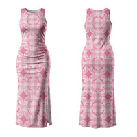 Alaka Hawaii Iwa Bird Palaka Motifs Couples Matching Tank Maxi Dress and Hawaiian Shirt LT14 - Polynesian Pride