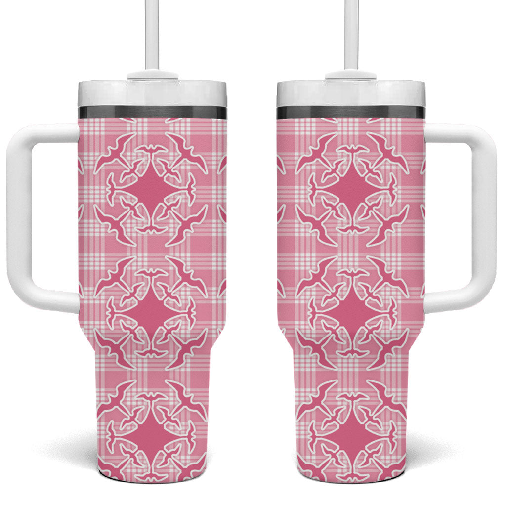 Alaka Hawaii Iwa Bird Palaka Motifs Tumbler With Handle