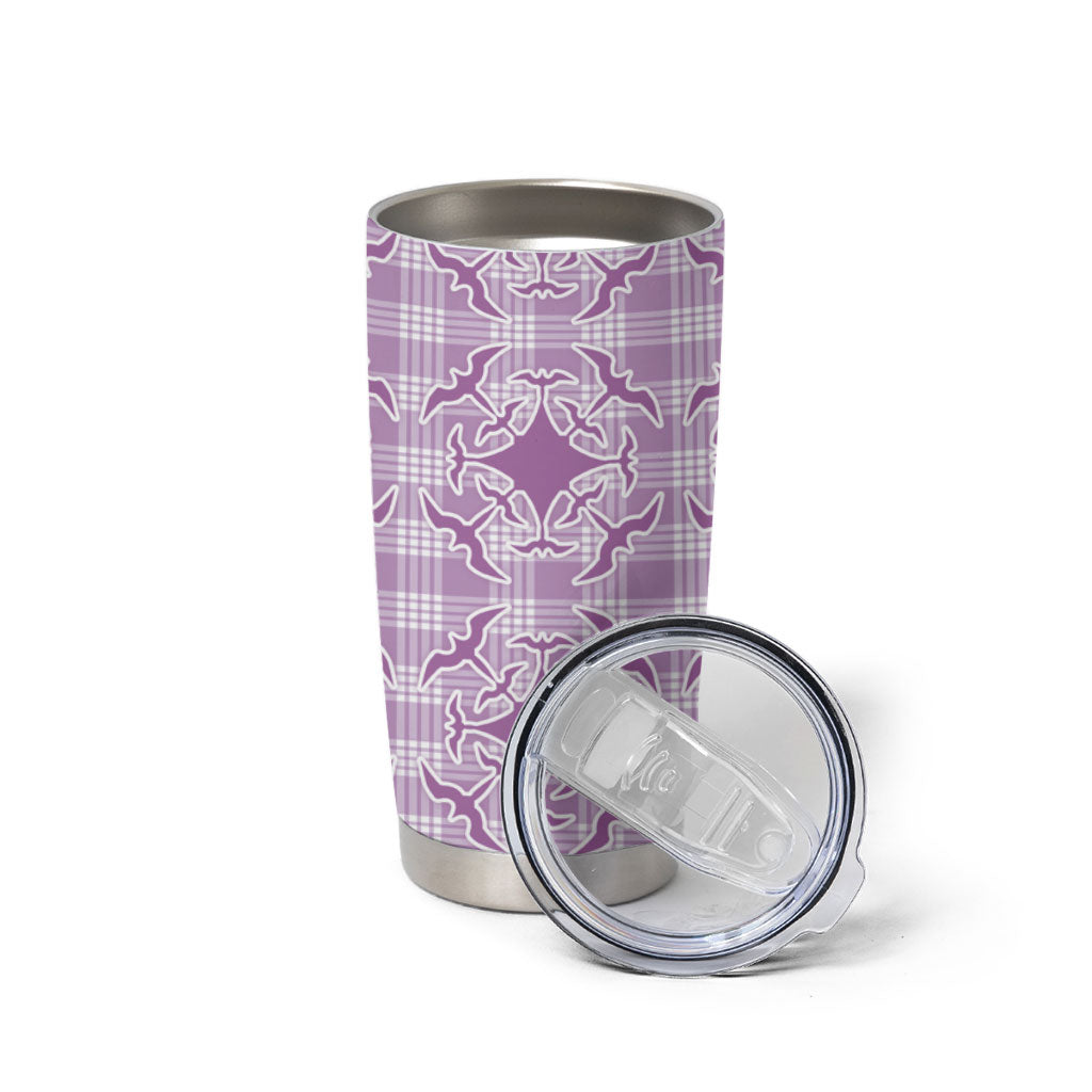 Poni Hawaii Iwa Bird Palaka Motifs Tumbler Cup LT14 - Polynesian Pride