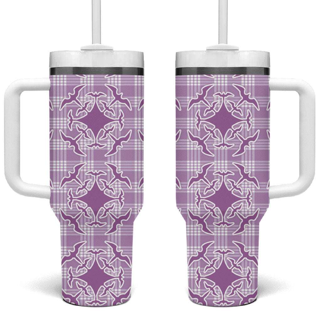 Poni Hawaii Iwa Bird Palaka Motifs Tumbler With Handle