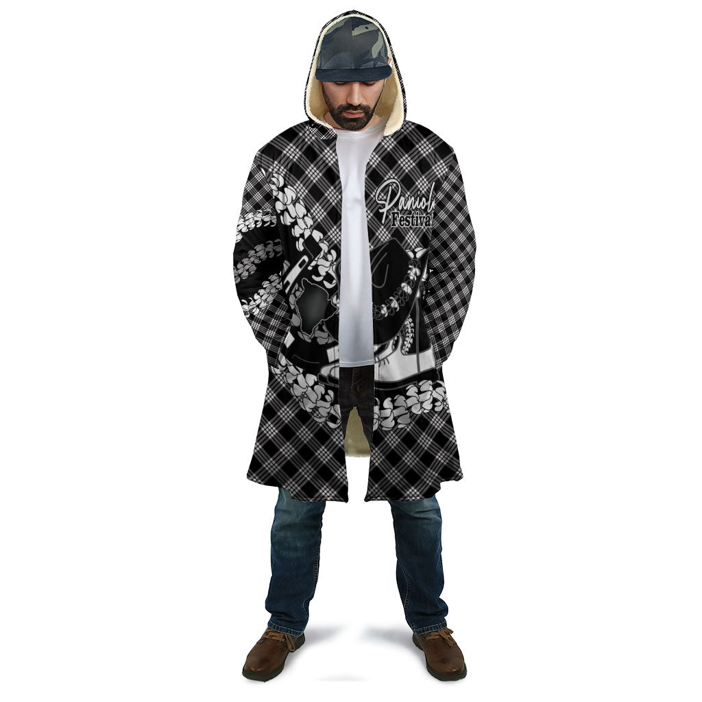 Eleele Hawaii Cowboy Palaka Motifs Personalised Cloak Paniolo Festival Puakenikeni Lei LT14 - Polynesian Pride