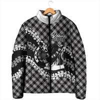 Eleele Hawaii Cowboy Palaka Motifs Personalised Padded Jacket Paniolo Festival Puakenikeni Lei LT14 - Polynesian Pride