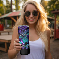 Suicide Awareness Your Story Is Not Over Yet Skinny Tumbler Polynesian Butterfly Tattoo LT14 - Polynesian Pride