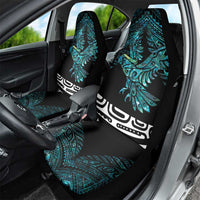 New Zealand Sulphur-crested Cockatoo Car Seat Cover Aotearoa Maori Mix Paua Shell LT14 - Polynesian Pride