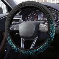 New Zealand Sulphur-crested Cockatoo Steering Wheel Cover Aotearoa Maori Mix Paua Shell LT14 - Polynesian Pride