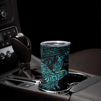 New Zealand Sulphur-crested Cockatoo Tumbler Cup Aotearoa Maori Mix Paua Shell LT14 - Polynesian Pride