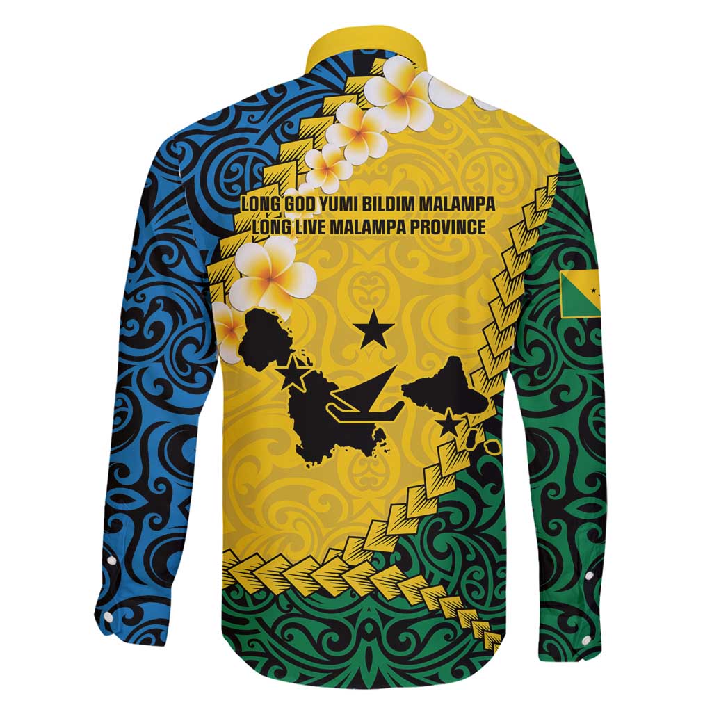 Malampa Province Family Matching Mermaid Dress and Hawaiian Shirt Vanuatu Map - Plumeria Flag Color LT14 - Polynesian Pride