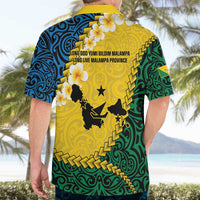 Malampa Province Hawaiian Shirt Vanuatu Map - Plumeria Flag Color LT14 - Polynesian Pride