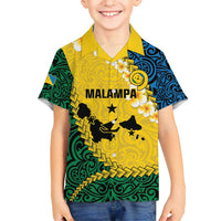 Malampa Province Hawaiian Shirt Vanuatu Map - Plumeria Flag Color LT14 - Polynesian Pride