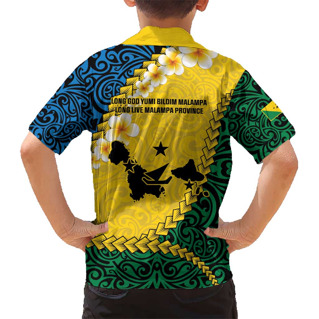 Malampa Province Hawaiian Shirt Vanuatu Map - Plumeria Flag Color LT14 - Polynesian Pride