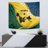 Malampa Province Tapestry Vanuatu Map - Plumeria Flag Color LT14 - Polynesian Pride