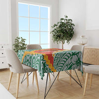 Penama Province Tablecloth Vanuatu Map - Plumeria Flag Color