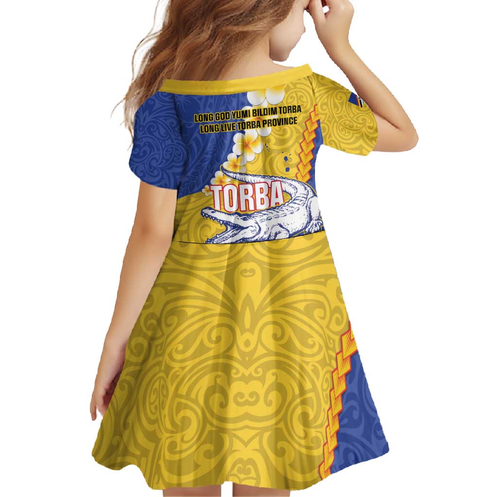 Torba Province Family Matching Summer Maxi Dress and Hawaiian Shirt Vanuatu Pattern Crocodile - Plumeria Flag Color LT14 - Polynesian Pride
