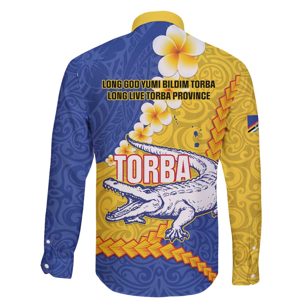 Torba Province Family Matching Summer Maxi Dress and Hawaiian Shirt Vanuatu Pattern Crocodile - Plumeria Flag Color LT14 - Polynesian Pride
