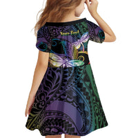 Personalized Polynesian Memorial Family Matching Short Sleeve Bodycon Dress and Hawaiian Shirt Dragonflies Appear When Angels Are Near LT14 - Polynesian Pride