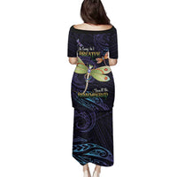 As Long As I Breathe You'll Be Remembered Family Matching Puletasi and Hawaiian Shirt Dragonflies Memorial - Polynesian Pattern LT14 - Polynesian Pride