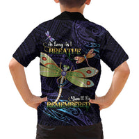 As Long As I Breathe You'll Be Remembered Family Matching Tank Maxi Dress and Hawaiian Shirt Dragonflies Memorial - Polynesian Pattern LT14 - Polynesian Pride