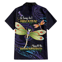 As Long As I Breathe You'll Be Remembered Family Matching Tank Maxi Dress and Hawaiian Shirt Dragonflies Memorial - Polynesian Pattern LT14 - Polynesian Pride
