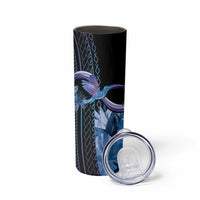 Polynesian Memorial Skinny Tumbler Hummingbirds Appear When Angels Are Near LT14 - Polynesian Pride