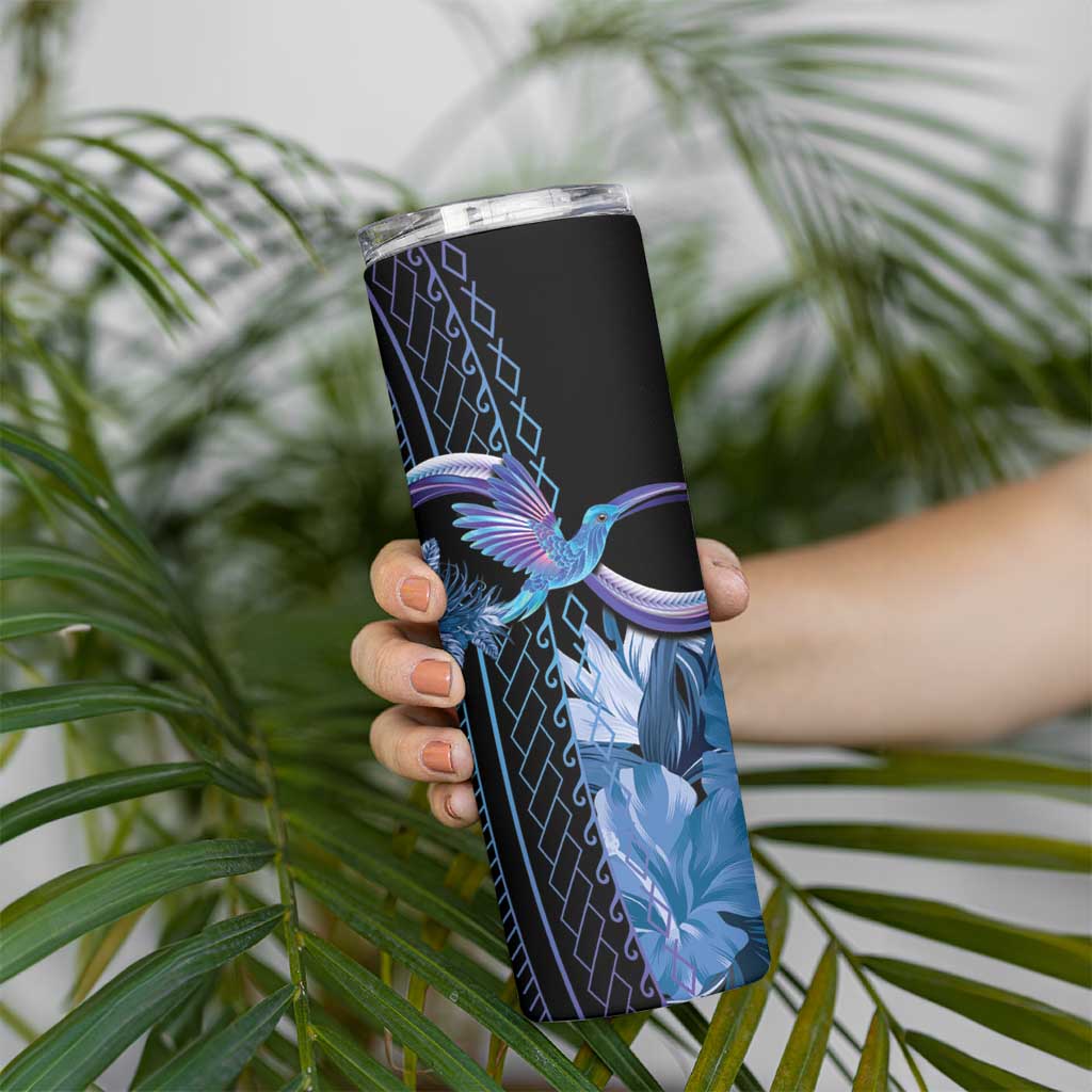 Polynesian Memorial Skinny Tumbler Hummingbirds Appear When Angels Are Near LT14 - Polynesian Pride