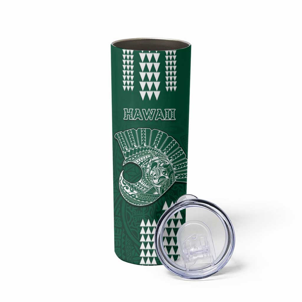 Hawaii Football Skinny Tumbler Kakau Rainbow Warriors Helmet LT14 - Polynesian Pride