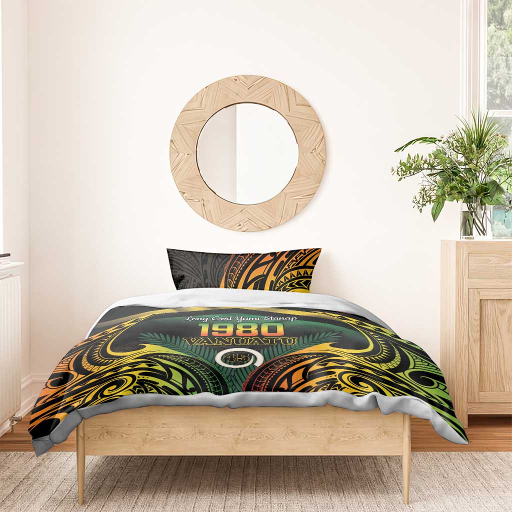 Vanuatu 1980 Bedding Set Hapi 45 Yia Indipendens Anivesari