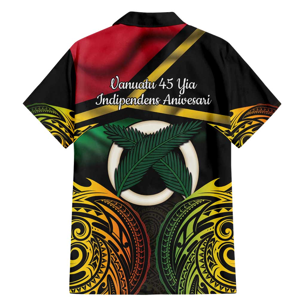 Vanuatu 1980 Family Matching Puletasi and Hawaiian Shirt Hapi 45 Yia Indipendens Anivesari LT14 - Polynesian Pride