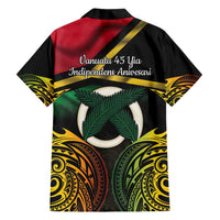 Vanuatu 1980 Family Matching Puletasi and Hawaiian Shirt Hapi 45 Yia Indipendens Anivesari LT14 - Polynesian Pride