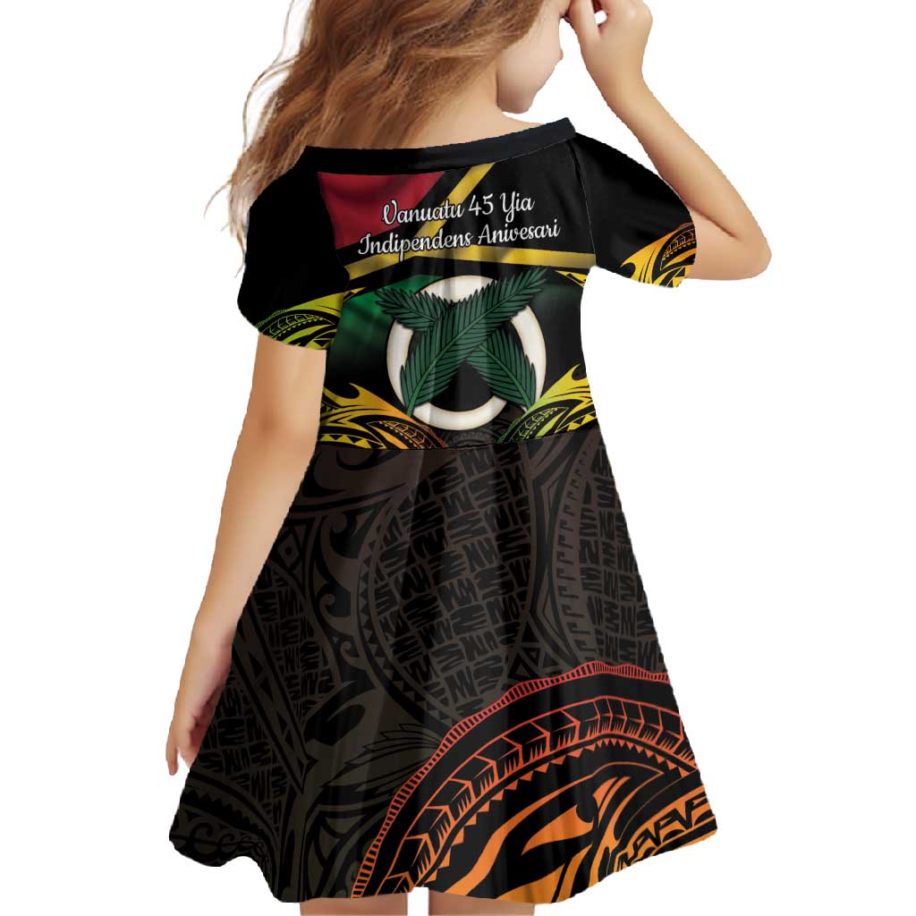 Vanuatu 1980 Family Matching Summer Maxi Dress and Hawaiian Shirt Hapi 45 Yia Indipendens Anivesari LT14 - Polynesian Pride