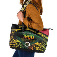 Vanuatu 1980 Leather Tote Bag Hapi 45 Yia Indipendens Anivesari