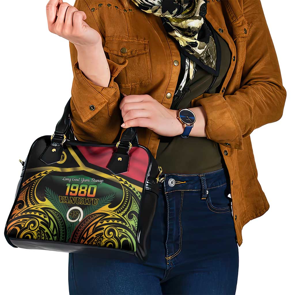 Vanuatu 1980 Shoulder Handbag Hapi 45 Yia Indipendens Anivesari