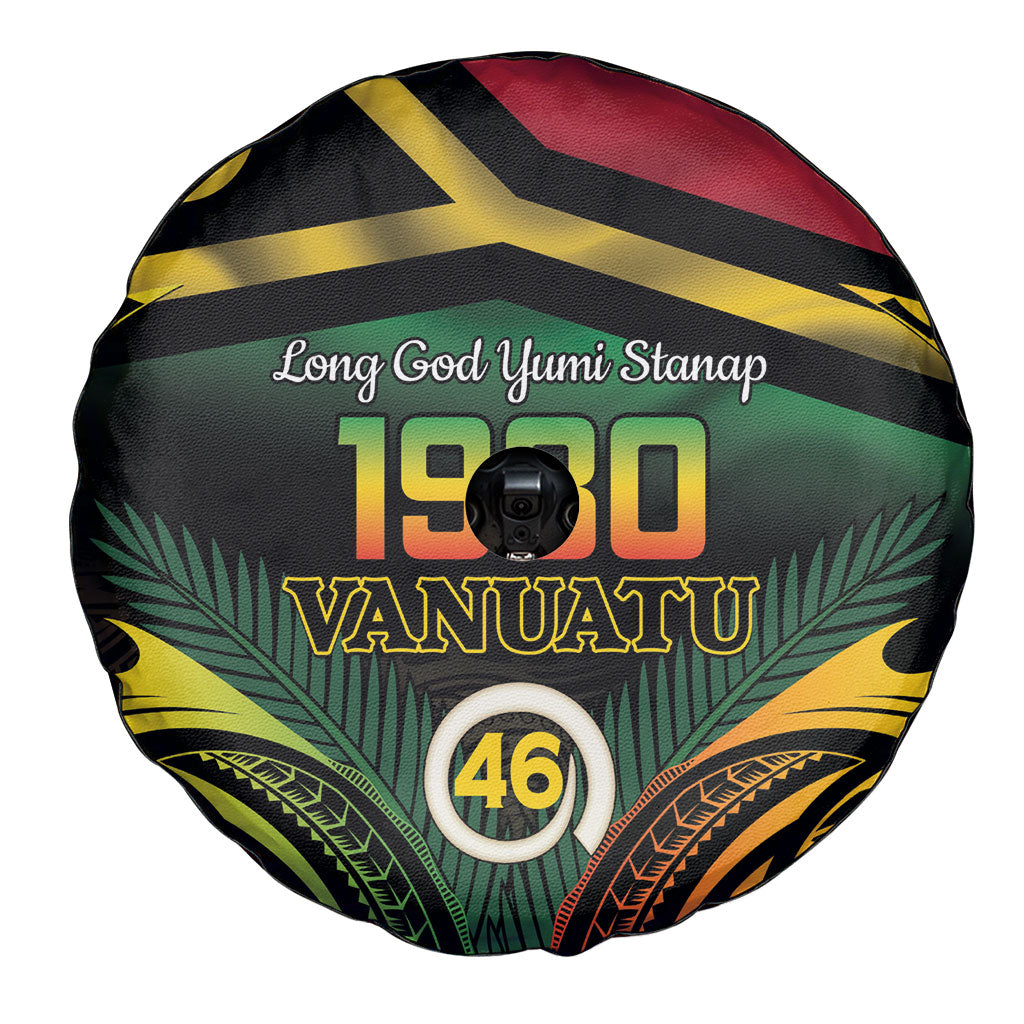Vanuatu 1980 Spare Tire Cover Hapi 46 Yia Indipendens Anivesari LT14 - Polynesian Pride