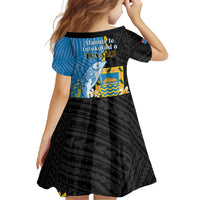 Tuvalu Independence Day Family Matching Mermaid Dress and Hawaiian Shirt Manuia te tutokotasi o Tuvaluan Dolphin Tattoo LT14 - Polynesian Pride