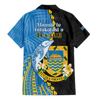 Tuvalu Independence Day Family Matching Mermaid Dress and Hawaiian Shirt Manuia te tutokotasi o Tuvaluan Dolphin Tattoo LT14 - Polynesian Pride