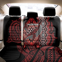 Aotearoa Iwi Ngapuhi Back Car Seat Cover NZ Maori Humpback Whale Taniko Motifs LT14 - Polynesian Pride