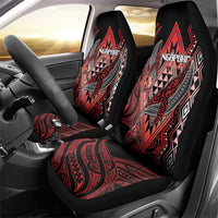 Aotearoa Iwi Ngapuhi Car Seat Cover NZ Maori Humpback Whale Taniko Motifs LT14 - Polynesian Pride