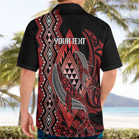 Aotearoa Iwi Ngapuhi Personalised Hawaiian Shirt NZ Maori Humpback Whale Taniko Motifs LT14 - Polynesian Pride