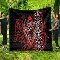 Aotearoa Iwi Ngapuhi Quilt NZ Maori Humpback Whale Taniko Motifs LT14 - Polynesian Pride