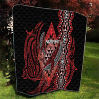 Aotearoa Iwi Ngapuhi Quilt NZ Maori Humpback Whale Taniko Motifs LT14 - Polynesian Pride