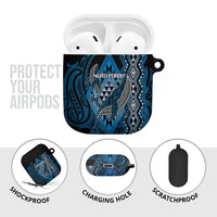 Aotearoa Iwi Ngati Porou AirPods Case NZ Maori Humpback Whale Taniko Motifs LT14 - Polynesian Pride
